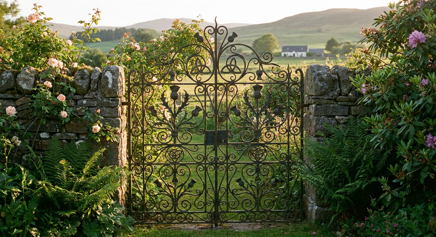 Hand-Forged Garden Gate